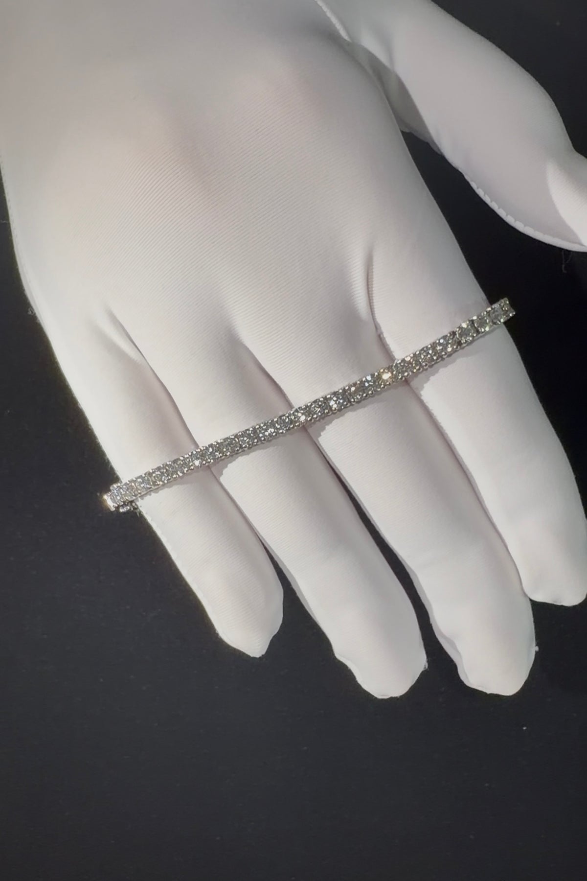 6.0ct Round Lab Grown Tennis Bracelet