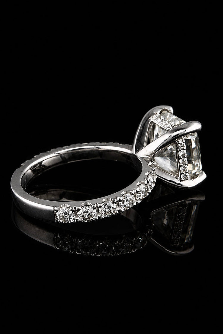 2.24ct Radiant Cut Lab Grown Engagement Ring